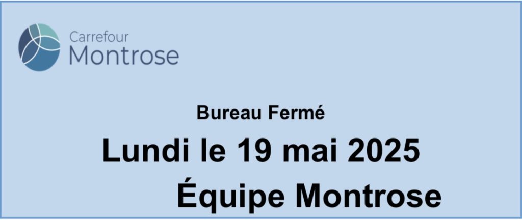 bureau fermé